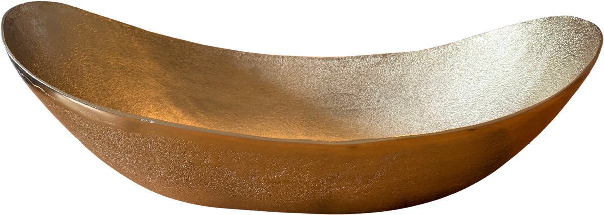 Fruitschaal Goud de Luxe, Maat M -- B-Living Oslo