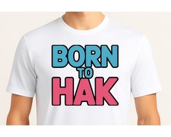 Hakken Zit In Mijn Bloed - T Shirt - OldSchool - GoodVibes - Gift - Cadeau - VintageStyle - RetroLife - OudeStijl - Hardcore - NoLimits - GeenGrenzen - ExtremeStijl