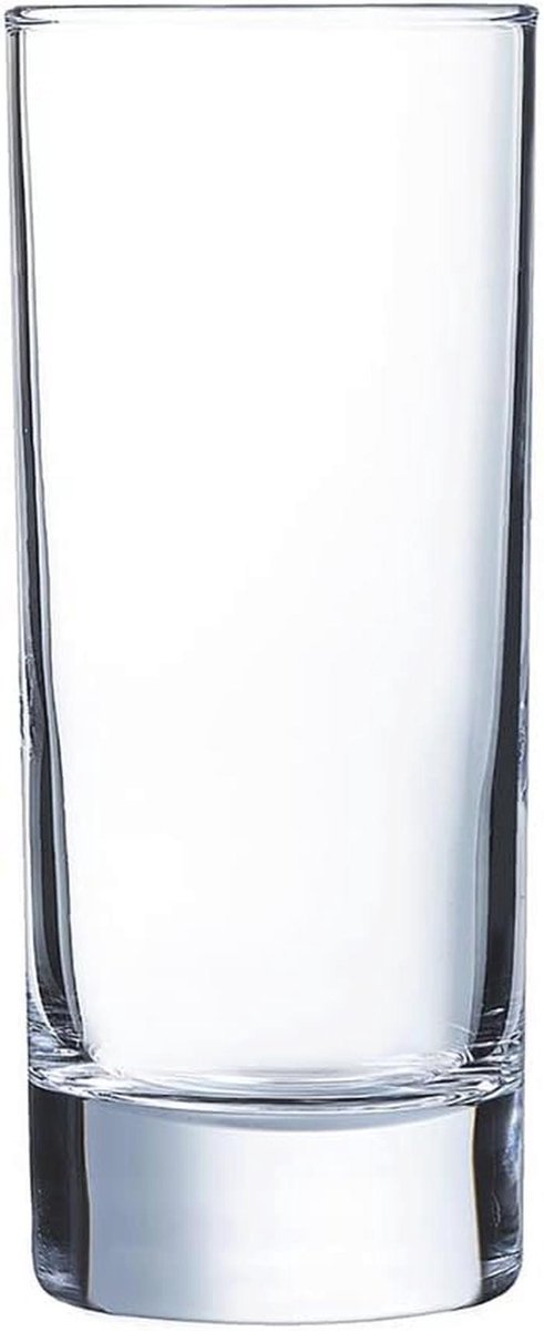 Set van 6 Longdrinkglazen 170 ml - Transparant Glas voor Horeca en Thuis