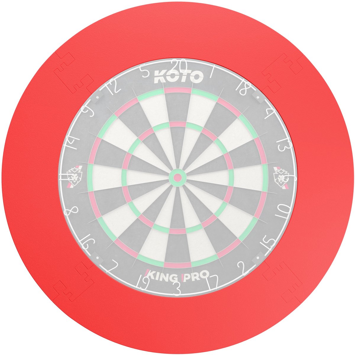 KOTO - 4PCS. Dart Surround Rood - Dartbord Surround Ring - Economisch & Duurzaam - Beschermd Muren & Dartpunten