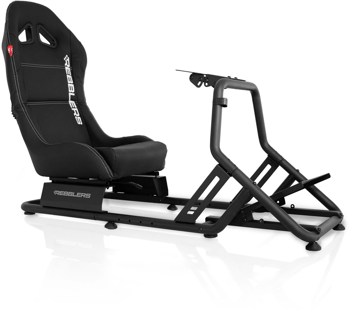 REBBLERS® SIMR 300 Sim Racing Cockpit - Racestoel - Volledig Verstelbaar - Zwart