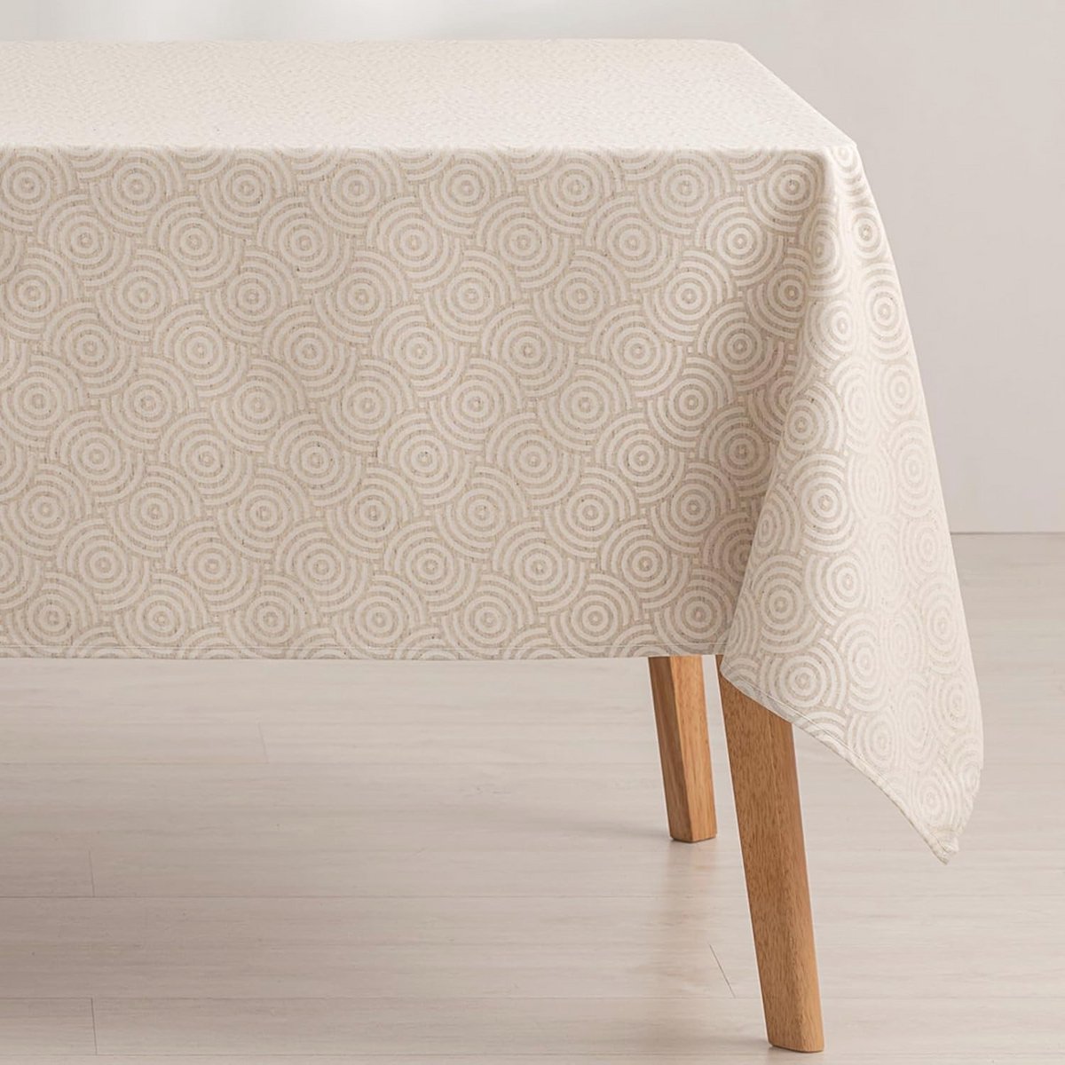 Vuilafstotend Vierkant Tafelkleed Waterdicht Jacquard 140 x 140 cm Grijs