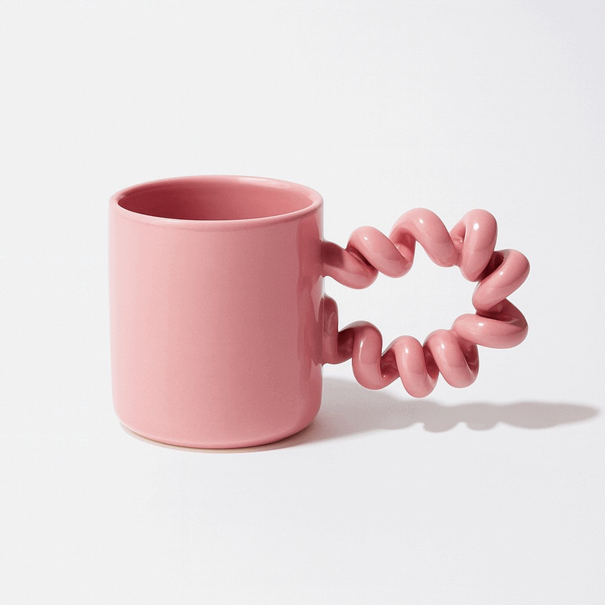 Studio Palu cappuccino mok - Handgemaakt van Keramiek - 220 ML - Leuke Mok - Aparte Mok