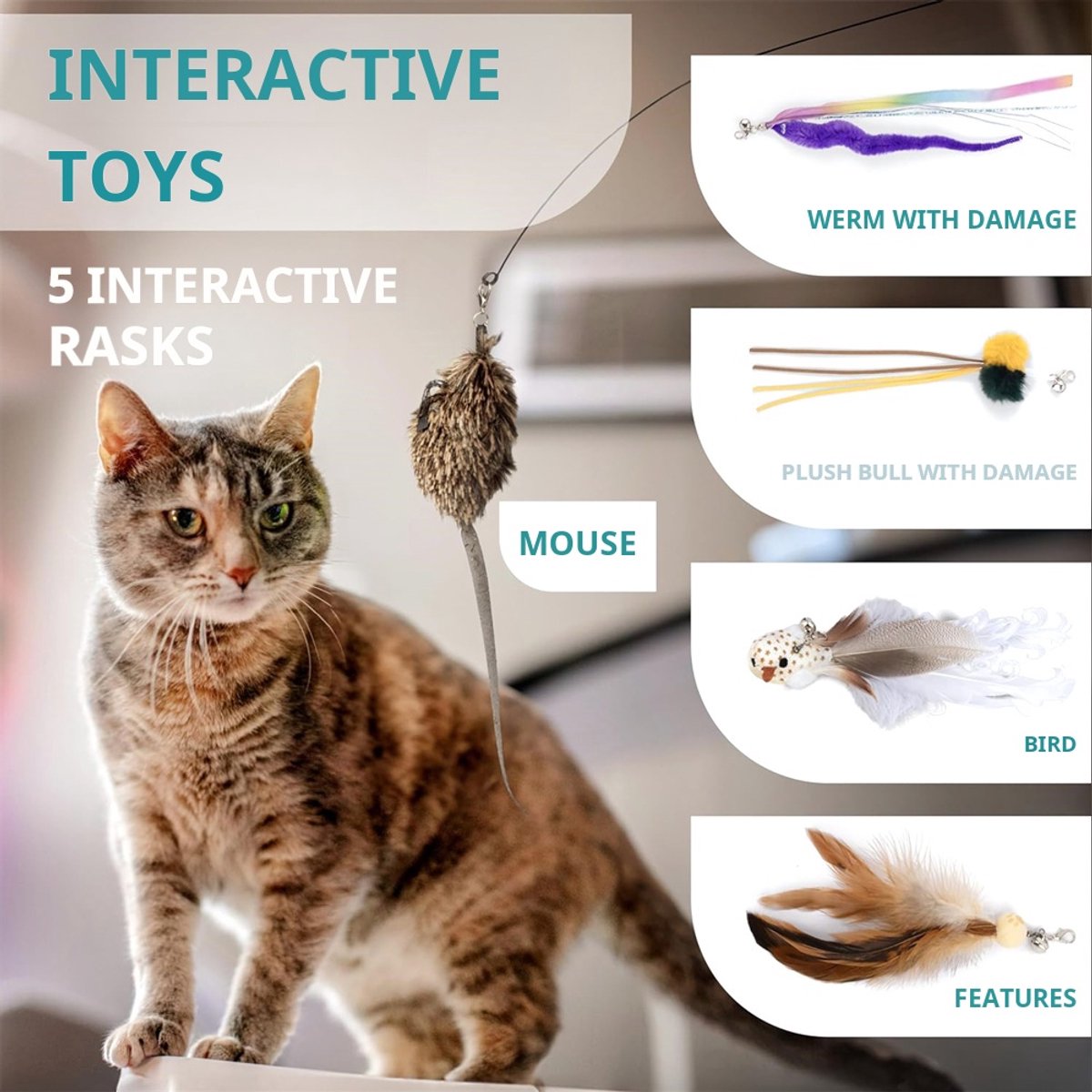 LG Interactieve Kattenhengel thumbnail 3