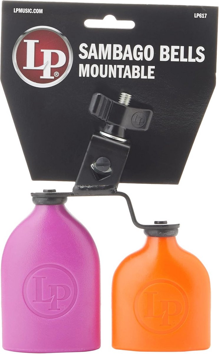 Dubbele Sambago-Mountable Cowbell voor Latin Percussie