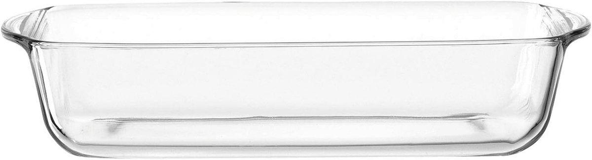 Ovenschaal 33x19 cm - Vaatwasmachinebestendig Helder Glas, 2,6L