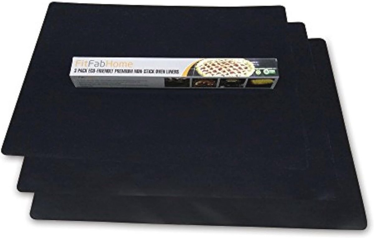 3-Pack Large Non-Stick Oven Liners - BPA and PFOA Free
