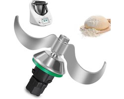 Deze kneedmessen zijn ontworpen Geschikt voor de Thermomix TM6 en TM5 en zijn gemaakt van roestvrij staal. Ze laten geen resten of vuil achter na het kneden en zijn gemakkelijk schoon te maken.