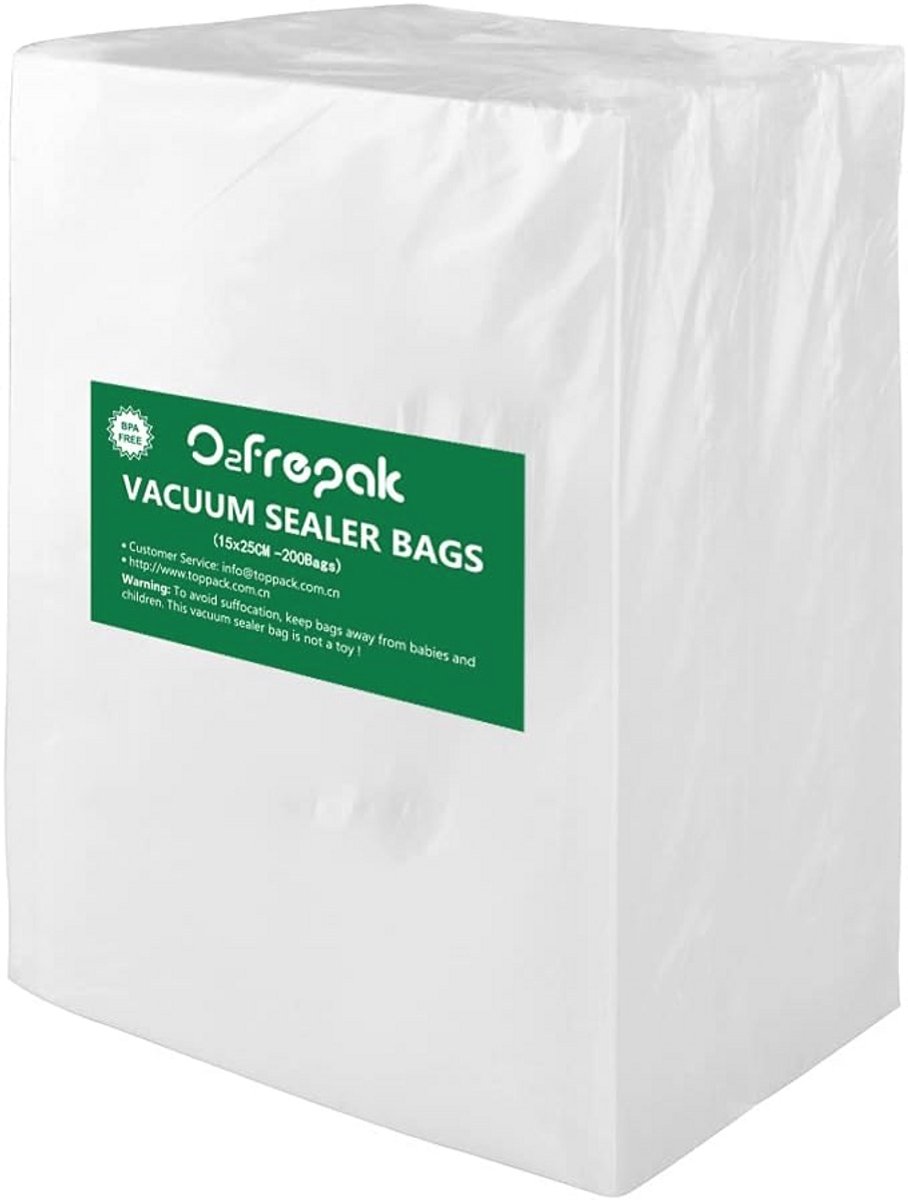 Vacuümzakken 15x25 cm voor Sous-Vide Koken - BPA-vrij en Lekpreventie