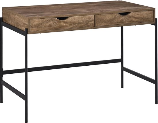 Foto: Industri el bureau met 2 laden modern en functioneel 110 x 55 x 75 cm