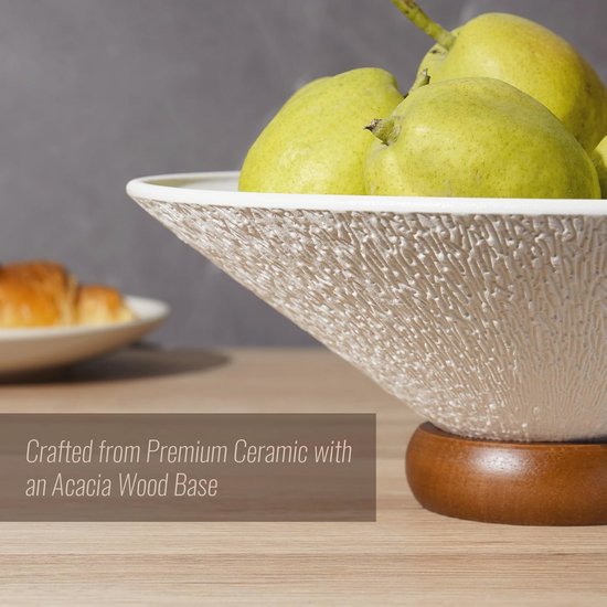 Creatieve 6/8 Inch Keramische Witte Fruitschaal De Creatieve 6/8 Inch Keramische Witte Fruitschaal De