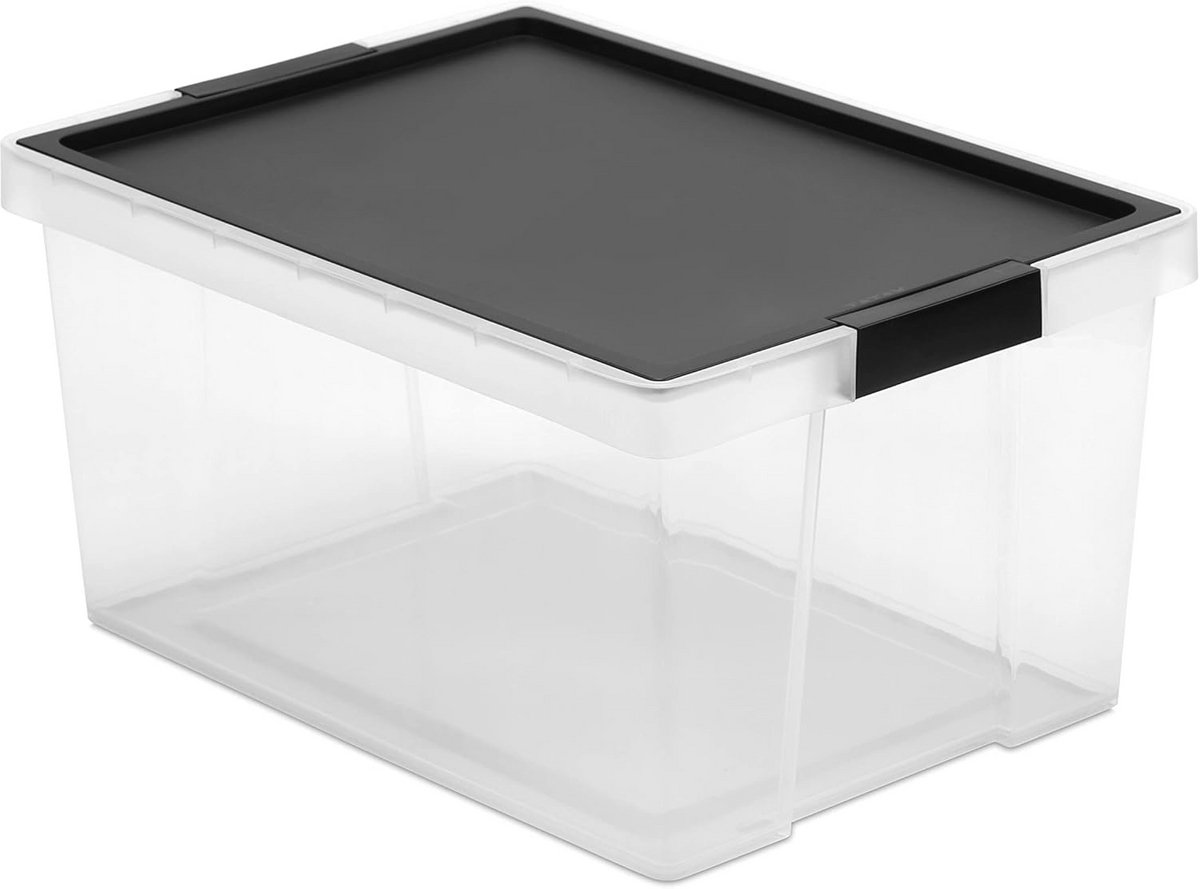 Transparante Opbergdoos met Deksel - 35 Liter, BPA-vrij en Duurzaam