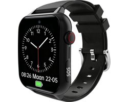WatchToCare Pulse GPS Alarmhorloge Senioren | Camera | Valdetectie | 3-4 Dagen Accu | Discreet Design | Zonder Abonnement | Zwart