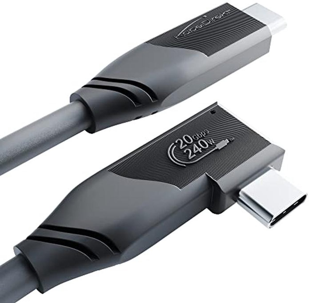 USB-C-kabel All-in-One, 2m, USB 3.2 Gen 2x2 – 20 Gbit/s Gegevensoverdracht en 240W Opladen
