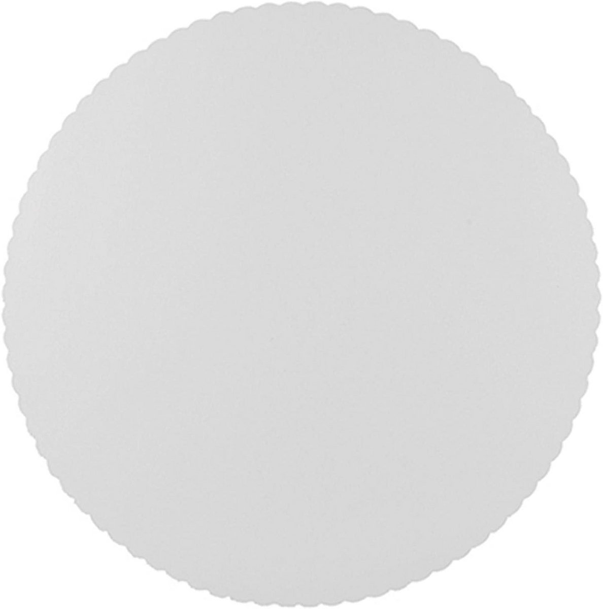 100 Taartonderleggers Rond Ø 30 cm - Gekartelde Rand - Karton