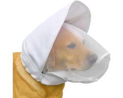 Hondenmasker - Ademend beschermend gezichtsscherm - Voorkomt gezichtsverwondingen bij katten en honden - Voorkomt dat ze alles opeten - Hoofdbescherming voor buiten - Comfortabel accessoire voor huisdieren