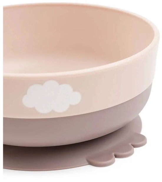 Done by Deer eetsetje first meal clouds - roze van Done by Deer — afbeelding 3
