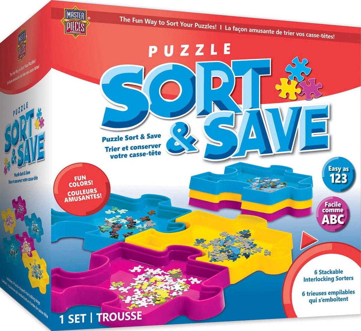 Sorteren en opslaan - Puzzel Stuk Trays voor een georganiseerde puzzelervaring