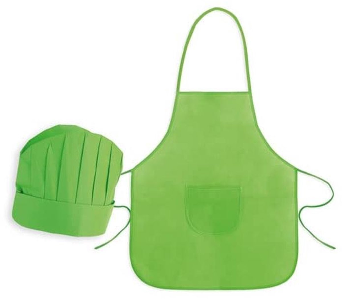 Kinderkookset met Schort en Muts - Geel, Leuk en Praktisch