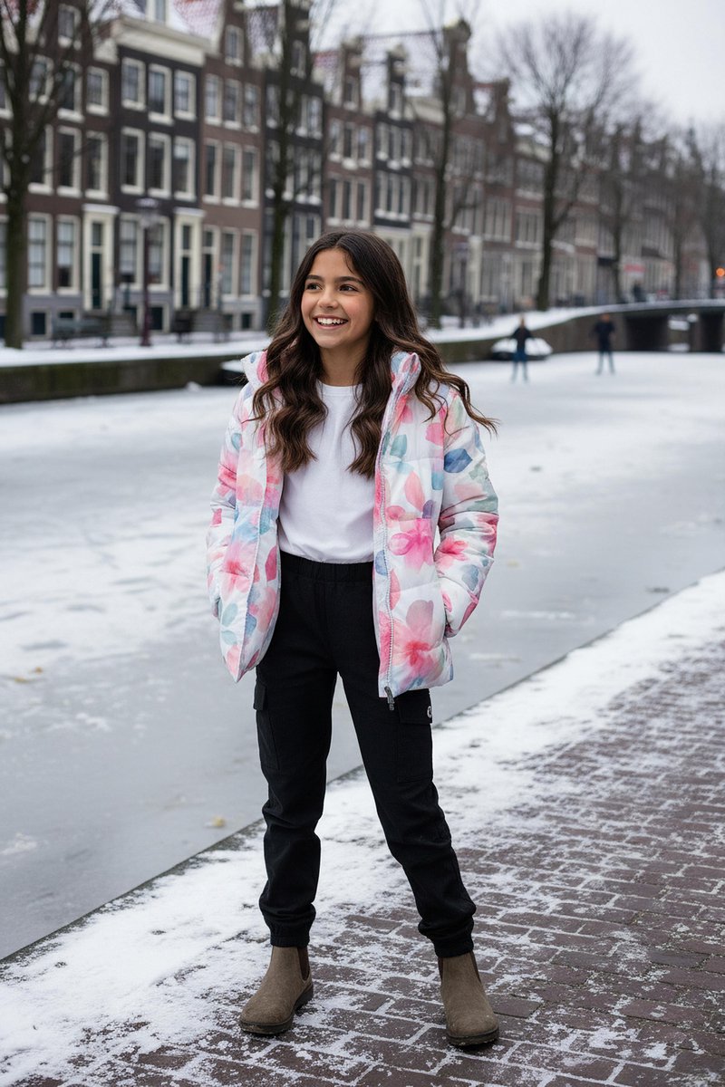 Ducksday- Regenbroek kind - Waterafstotend - Ademend - Fleece binnenkant - Softshell - Unisex - Zwart - Maat 122/128 - 7 jaar - 8 jaar