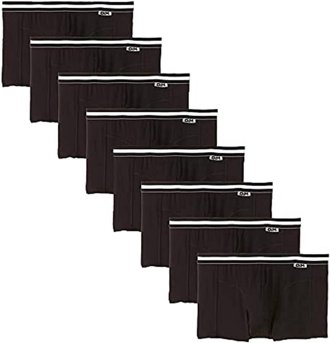 Heren Boxershorts van Katoen - 8 Stuks, Zwart, XL
