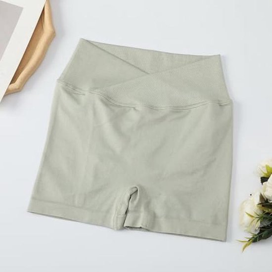 Dames Sportshorts met Hoge Taille voor Yoga, Fitness, en Hardlopen — afbeelding 4