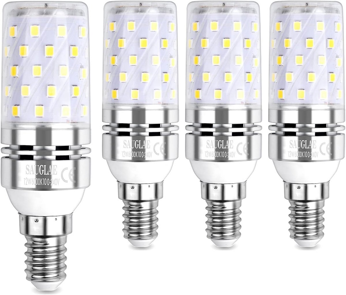 LED Lamp E14 12W Koudwit 6000K 1200Lm - Energiebesparend