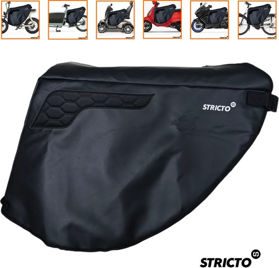 Stricto Easy-On Premium RS6 Zwart Beenkleed Luxe Warm Waterdicht Fiets E-bike Scooter Scootmobiel Fatbike
