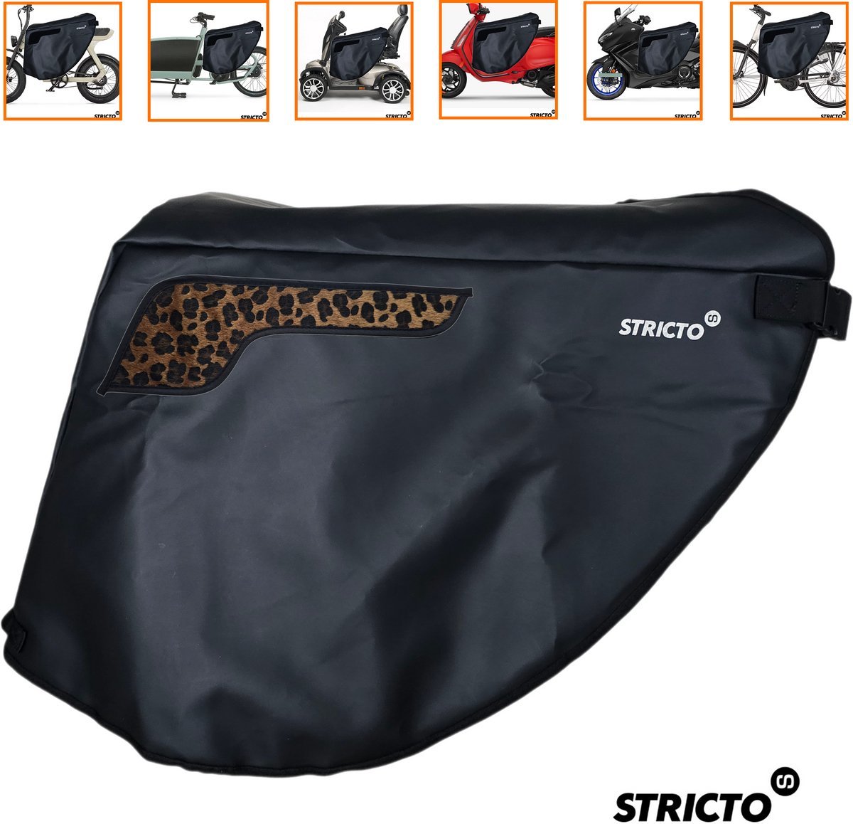 BESTE KEUZE - Stricto Easy-On Premium Panter Brons – Fiets, Fatbike, Scooter & Scootmobiel