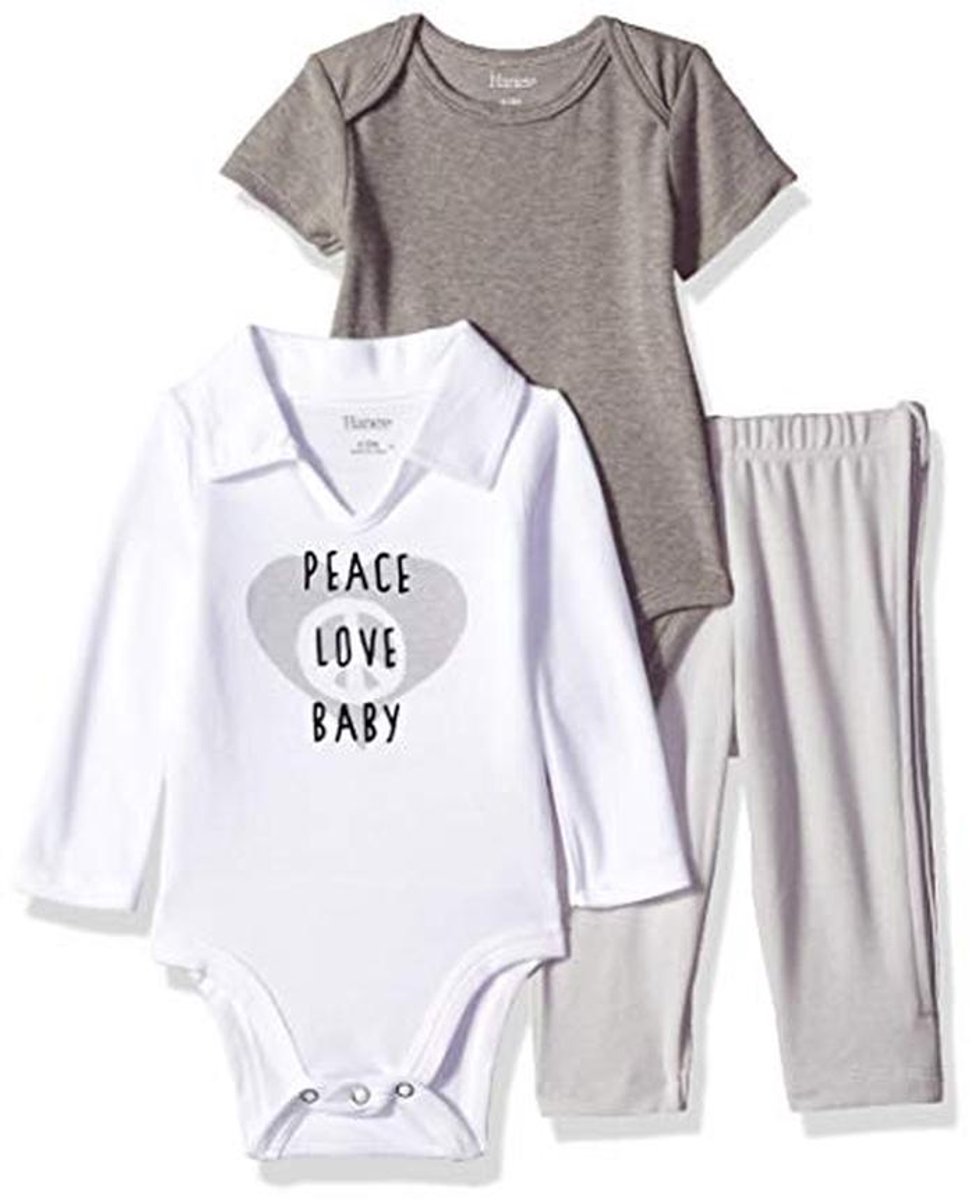 Zippin Broek en Polo Bodysuit Set voor Baby Jongens