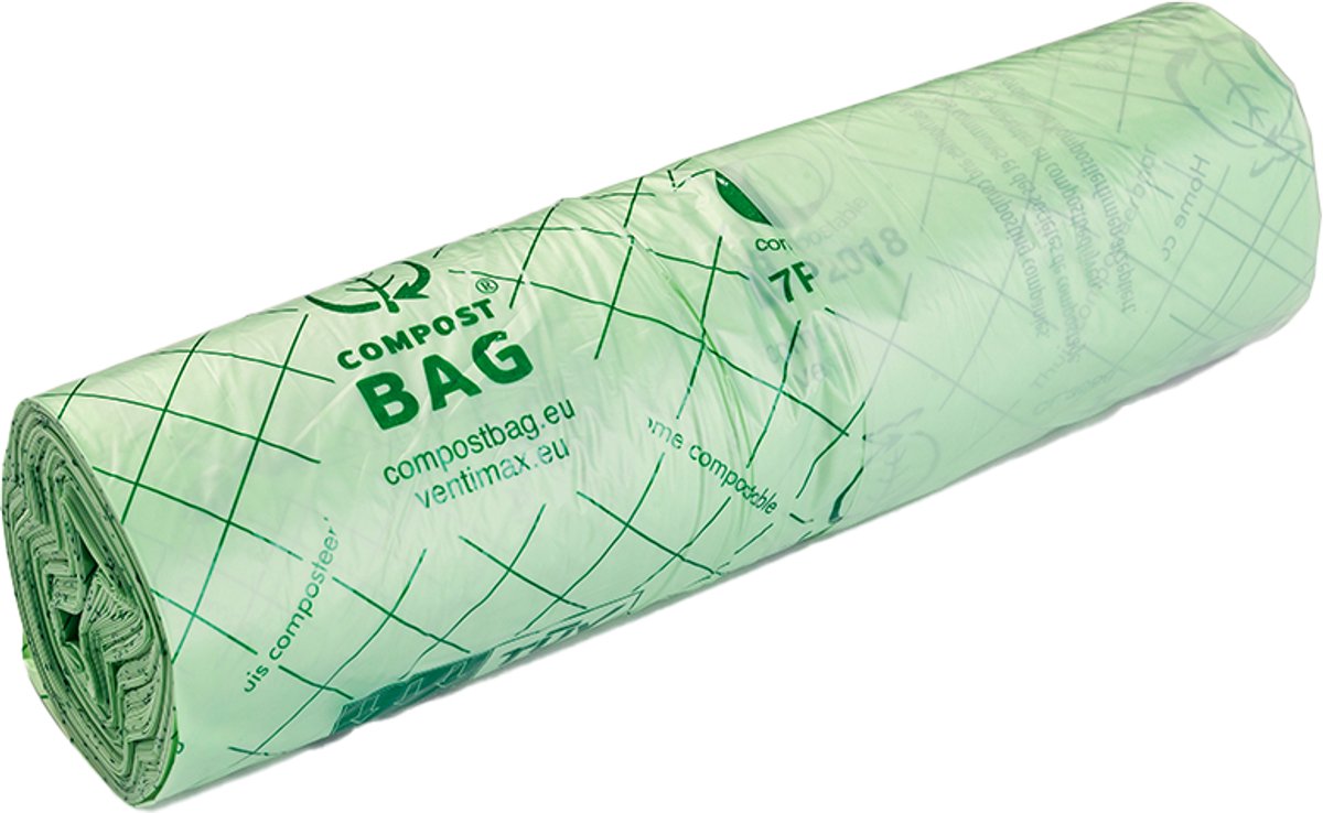 afvalzakjes 35 liter - compostbags - biobags - composteerbare afvalzakjes - gft afvalzakjes