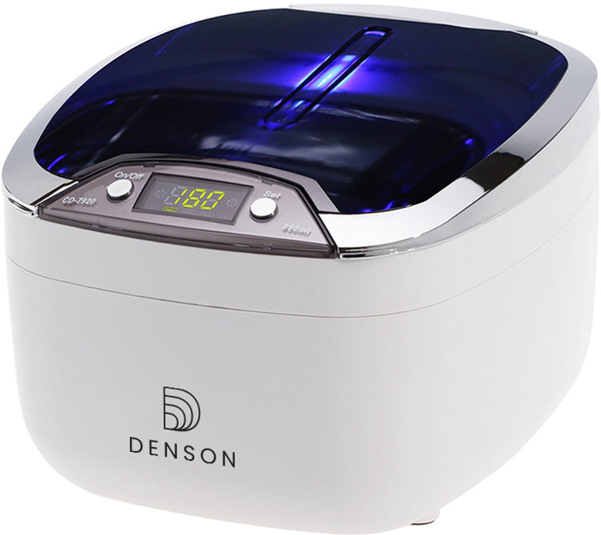 Ultrasone Reiniger Professioneel DENSON ACD-7920 0,85L 55W – Compact Ultrasoon Reinigingsapparaat voor Cosmetische en Medische Instrumenten – Wit