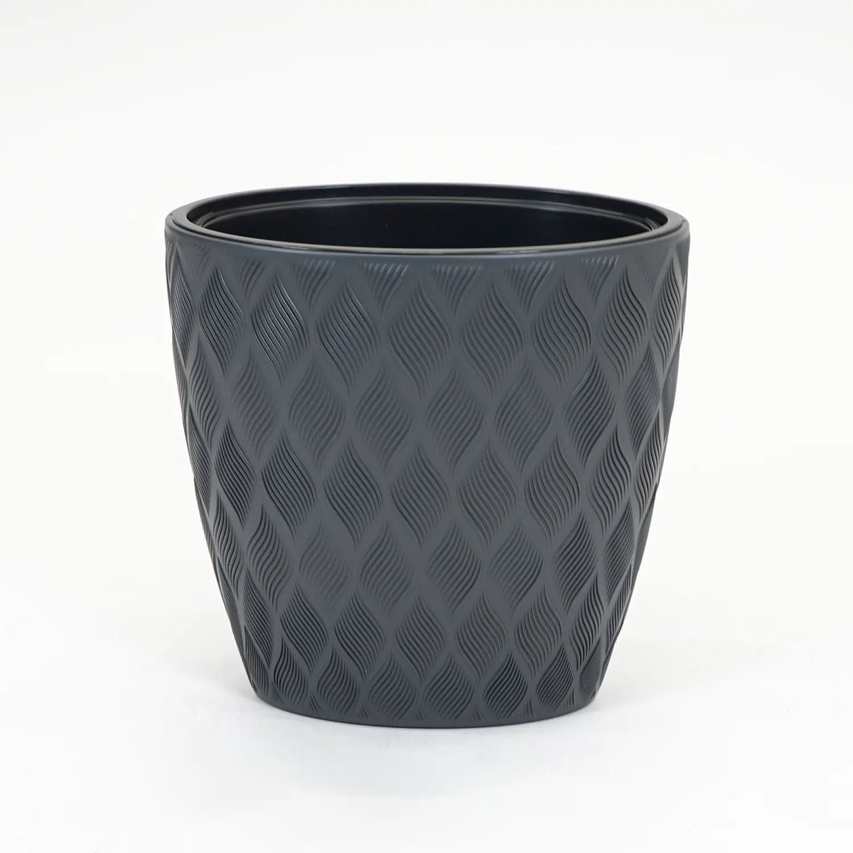 Vita Flow bloempot ellipse 60 antraciet