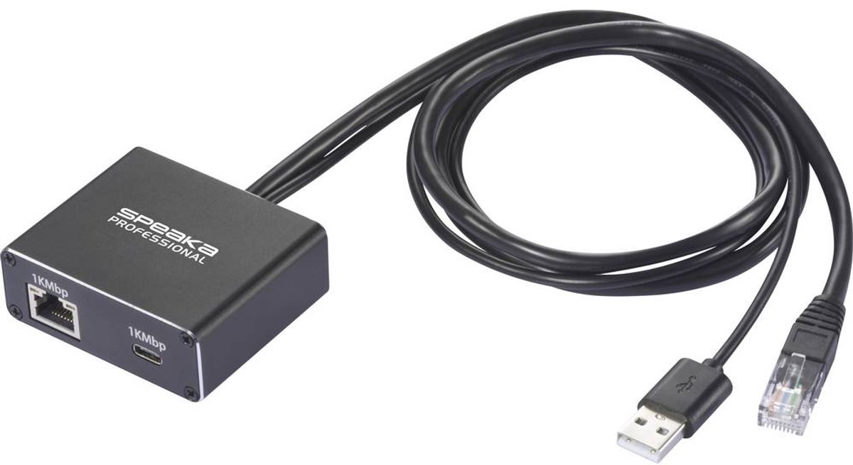 SpeaKa Professional SP-GNS-200 Netwerkadapter/Hub 1 GBit/s USB-C, RJ45