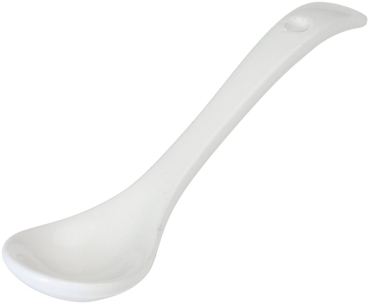Westmark 6 keramische/opscheplepels, lengte: 11 cm, keramiek, Tapas + Friends, wit, 69762260
