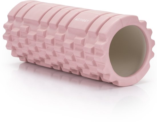 Actiget® Foam roller - Triggerpoint massage - Massage roller - 33 CM - Medium Hard - Roze