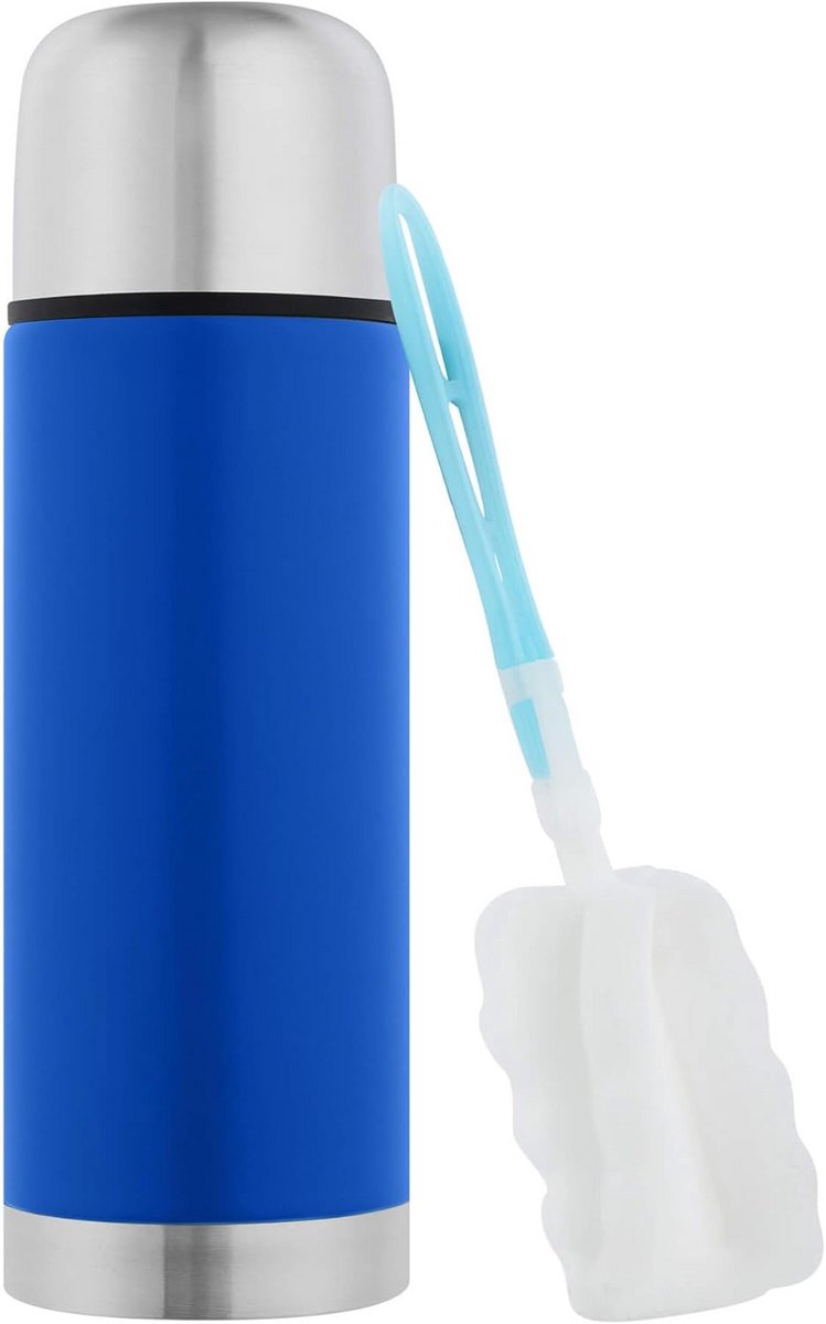 Thermosfles 350 ml RVS met Drinkbeker Lekvrij voor Warm en Koud