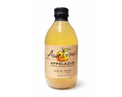 Awesome Appelazijn Biologisch – Raw & Ongefilterd – With the Mother – Appelciderazijn - Vinaigre de cidre de pomme – 500 ml