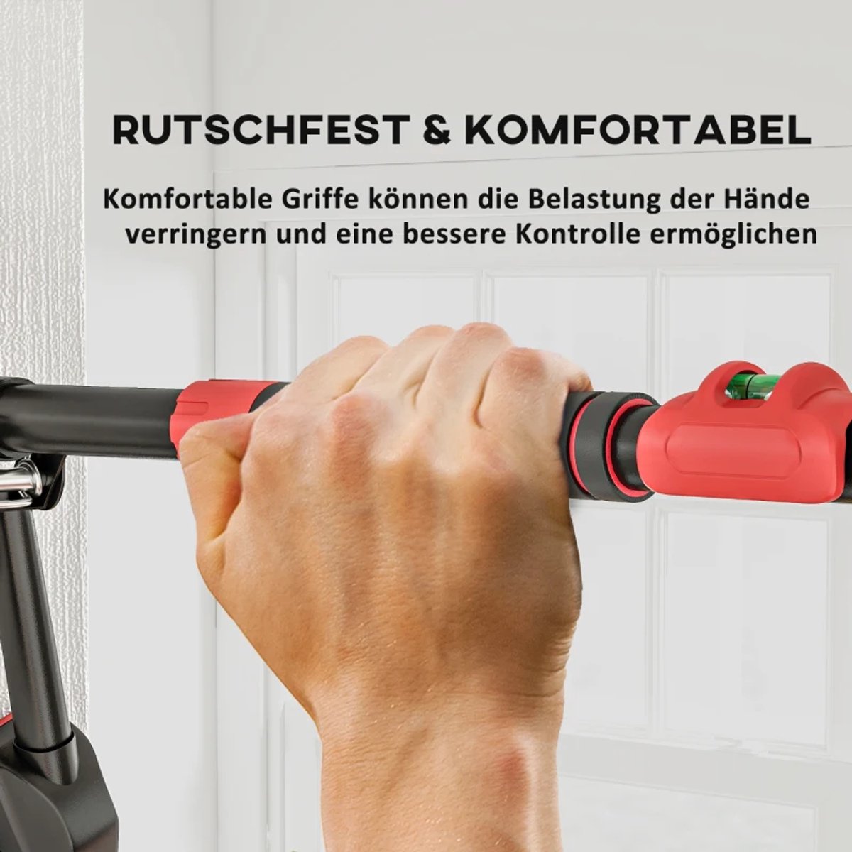 Exoluxe Premium Pull Up Bar - Pull Up Station - Verstelbaar 80-110 cm thumbnail 2