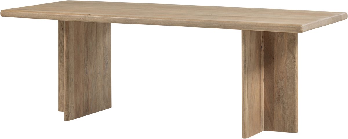 WOOOD Ato Eettafel 220 CM - Mangohout - Naturel - 76x220x90