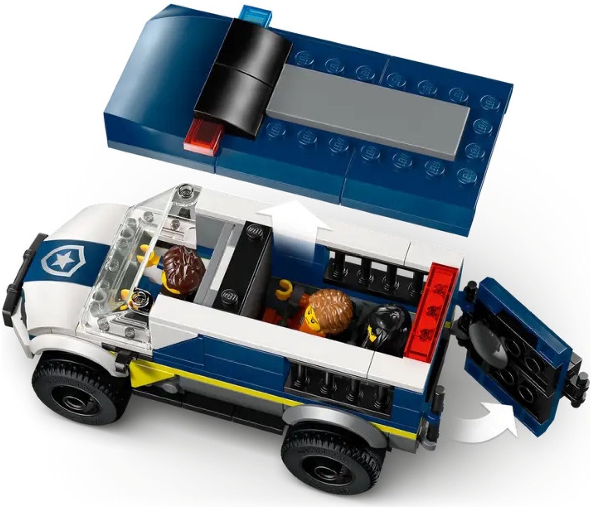 LEGO City - Politie Gevangenentransport Bouwpakket met Rollenspellen Speelgoed voor Kinderen - 60479 — afbeelding 13