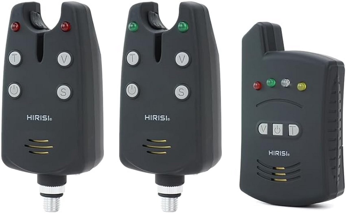 Indicator Beetmelder Set met 1 + 2 Opnames en Stevige Opbergkoffer voor Karpervissen