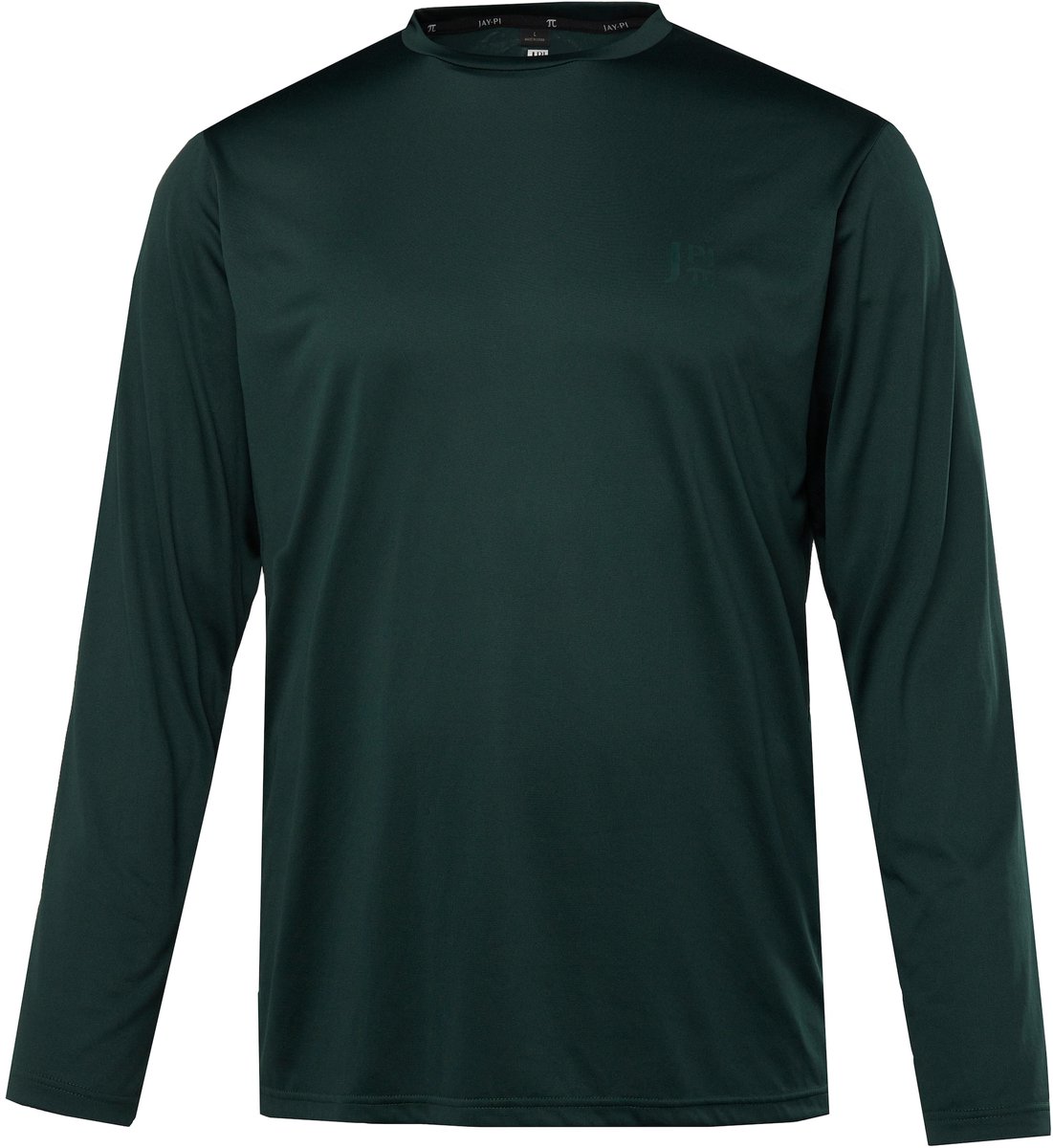 JAY-PI - Heren - Ski-onderhemd met lange mouwen Skiwear UV-bescherming QuickDry - Middernacht groen - Maat 5XL
