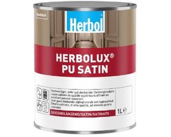 Herbol Herbolux PU Satin - Zijdeglanslak van topkwaliteit - Voor hout en diverse ondergronden - 1 L - Wit