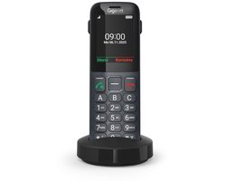 Gigaset Comfort 600R Sim - Black - met burolader - Senioren vaste telefoon met SIMkaart (4G / LTE)
