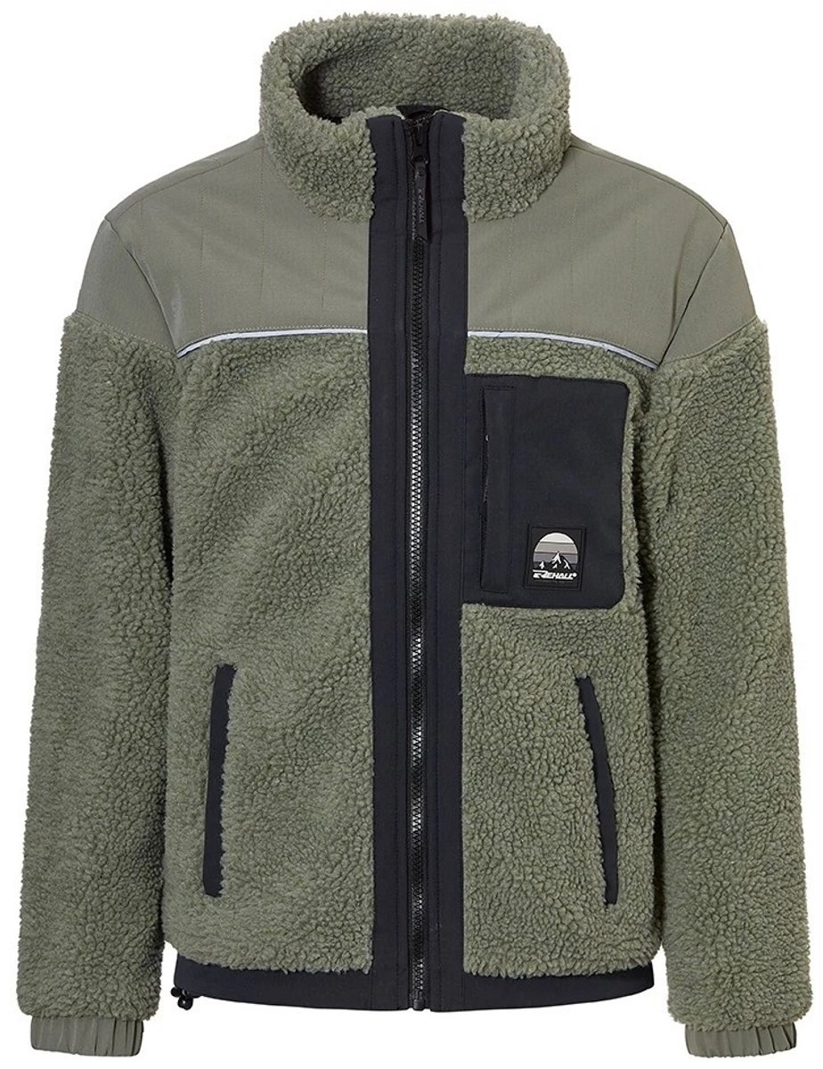 Rehall RITCHALL-R-jr. Boys teddy fleece street jacket Castlerock