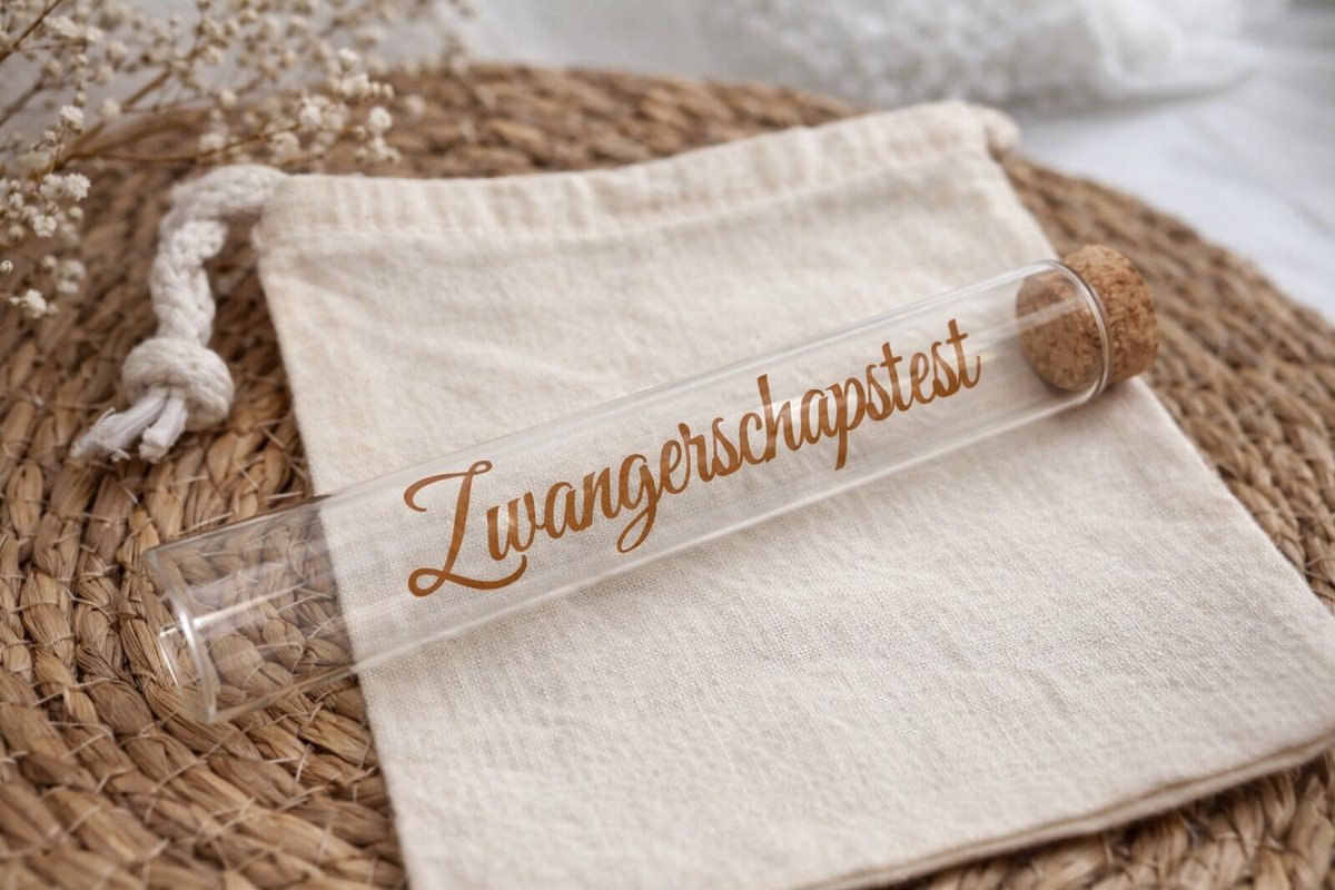 Bewaarbuisje - Zwangerschapstest | 15 x 2,5 cm |