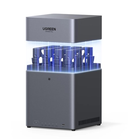 UGREEN NASync DH4300 Plus - NAS-server - 4-Bay - 0TB opslag - 8GB DDR4 — afbeelding 4