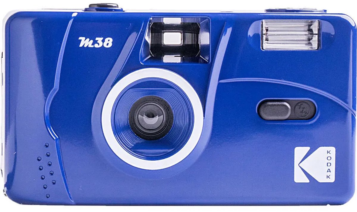 KODAK DA00238 - Appareil Photo Rechargeable KODAK M38-35mm Objectif Haute Qualité Flash Intégré Pile AA - Bleu