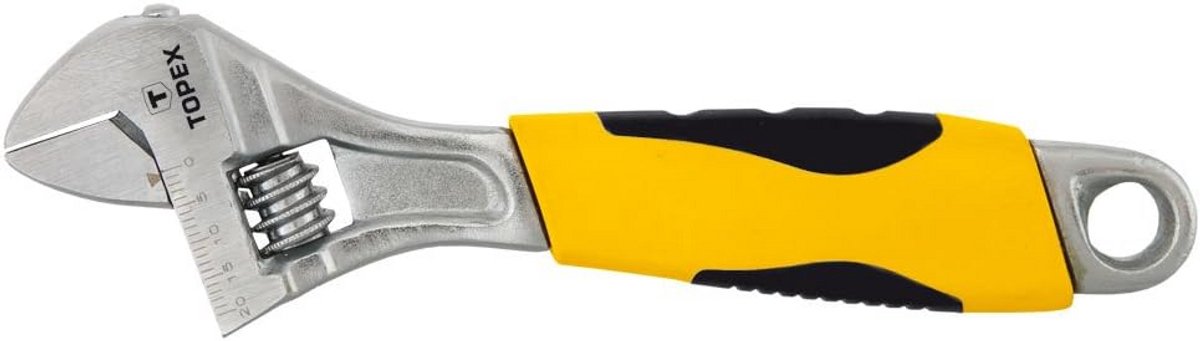 Verstelbare kunststof gecoate moersleutel 250 mm met antislip handvat